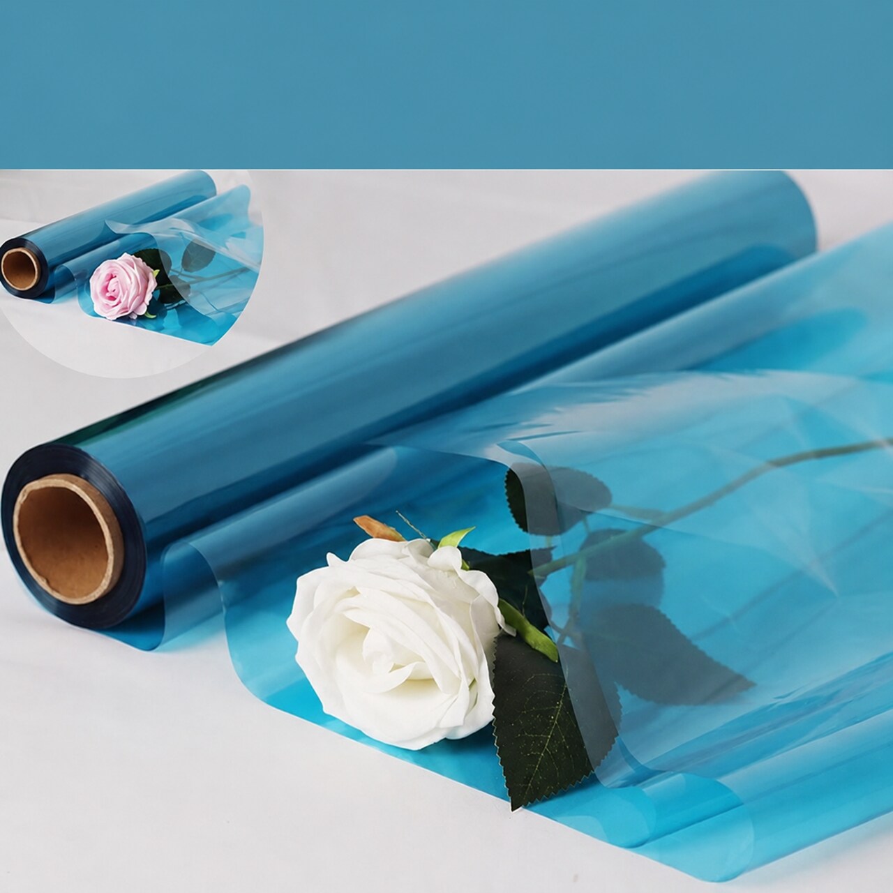 Clear Cello Paper Roll 20" x 100' | Cellophane Gift Wrap for Crafts, Baskets & Classroom Projects